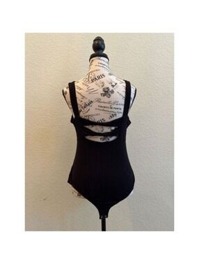 Black Twisted Back Bodysuit | ee:some | Large #114